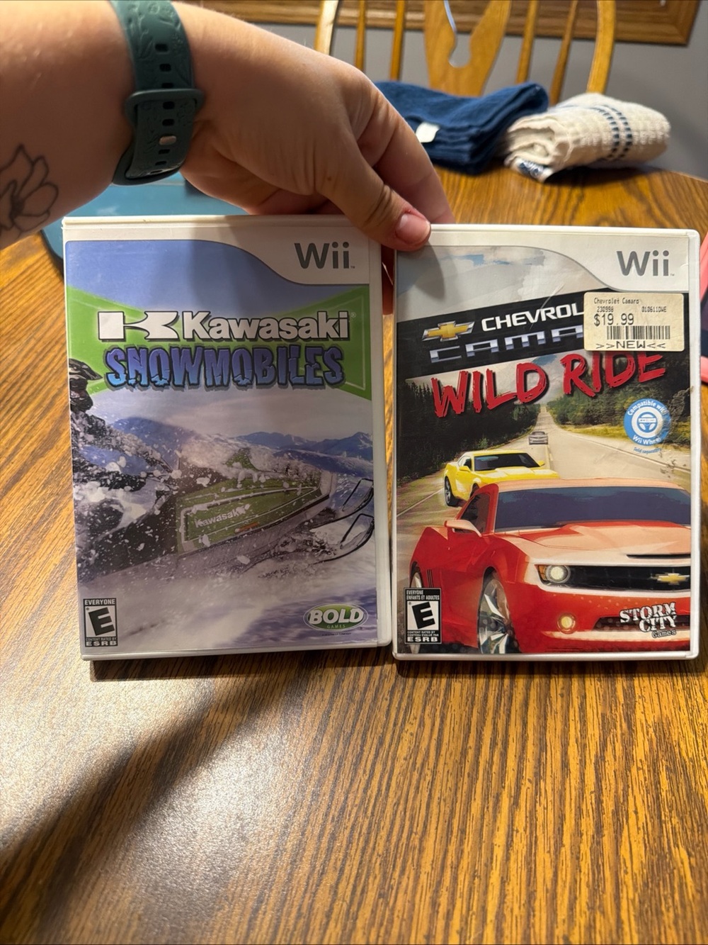 Nintendo Wii Racing Game with Red Sports Car on Cover